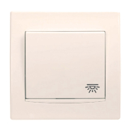 Выключатель 1кл кремовый с подсветкой Schneider Electric Anya (2012120BF) – Товар в распродаже! Витринный екземпляр!