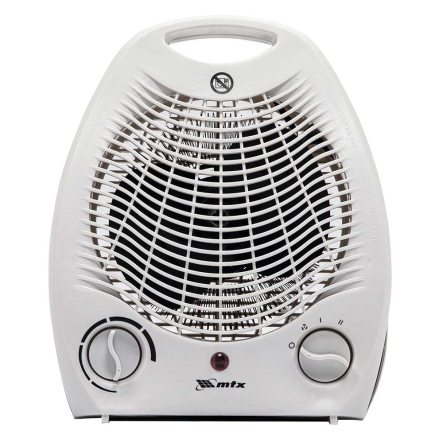 Тепловентилятор электрический MTX FHS-2000, спиральный, 3 режима, 1000/2000 Вт