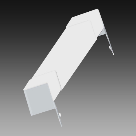 Кут прямий KOPOS 8463_HB, для PK 140х70 D - 1