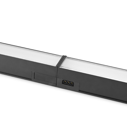 Світильник лінійний магістральний LED VIDEX VL-BNL02-24065B, 24W, 600мм, 5000K, 2400Lm, чорний алюміній - 17