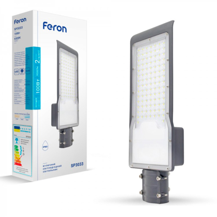 Світильник консольний світлодіодний FERON, SP3033, 100W, 6500K, 230V, IP65 - 1