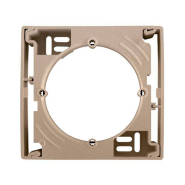 Коробка для наружного монтажа, титан, одиночная Schneider Electric Sedna, SDN6100168