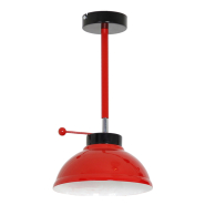 Подвес LUMINEX Factor red 6147, 1xE27 60W, D 22 см, H 39 см