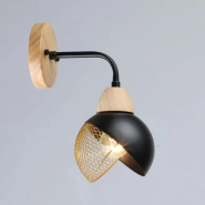 Бра SIRIUS B N6656/1W BK+WOOD