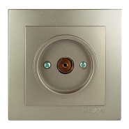 Розетка Nilson Touran телевізійна кінцева золото, 24151029