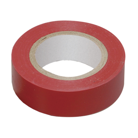 Изолента 0,13х15 мм красная 20 м, IЕК, UIZ-13-10-K04 - 1