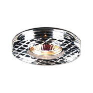 Светильник точечный Feron CD2109, MR16, GU5.3, 50W, круг, прозрачный/хром