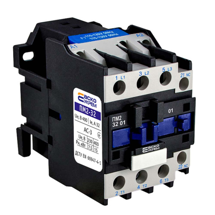 Магнитный пускатель АСКО-УКРЕМ ПМ 2-32-01 F7 110B (LC1-D3201), A0040010065 - 1
