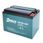 Акумуляторна батарея ORBUS 6DZM-100, 12 В, 100 Аг (real 65 Аг)
