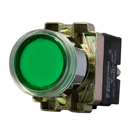 Кнопка с подсветкой зеленая ХВ2-BW3371, АСКО-УКРЕМ A0140010021