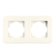 Рамка двойная горизонтальная VIKO Rollina, 90481052, крем