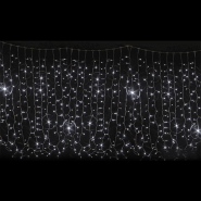 Гирлянда внешняя DELUX, CURTAIN, 2x7м, 1520LED, белая/черная, IP44