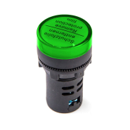 Світлодіодний індикатор TAKEL AD22-22DS 24 В, AC/DC, зелений, 505006з 