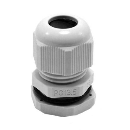 Сальник TechnoSystems PG 13,5 d6-12мм, IP68, білий, TNSy5500021 - 1