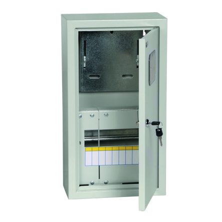 Корпус металевий обліково-розподільний IEK ЩУРн-1/9зо-1 36 УХЛ3 IP31, MKM22-N-09-31-ZO - 1