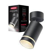 Светильник поворотный без лампы MAXUS MAX-SD-GU10-BL