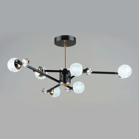 Люстра подвес SIRIUS B N6189/6 COFFEE+FGD - 1