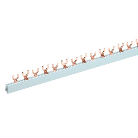 Шина сполучна IEK FORK, 2Р, 63А, 1м, (виделка), YNS11-2-063 - 1