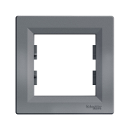 Рамка 1-постовая Schneider Electric ASFORA, сталь, ЕРН5800162