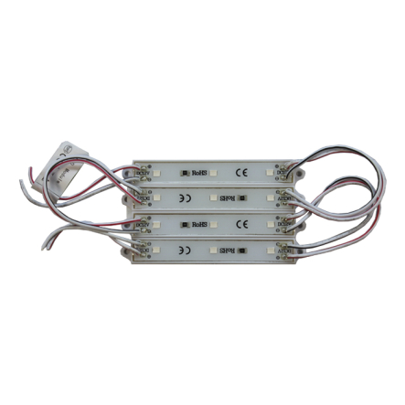 Модуль светодиодный зеленый, 12 В, 0,45 Вт, 3 Led * 7 Лм, SMD3528 - 1