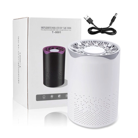 Светильник от комаров 5W 110-240V USB+адаптер ABS Lemanso LM3402 белый