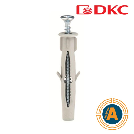 Гвинт 3,5 х50мм з дюбелем F6, ДКС, CM06541 - 1