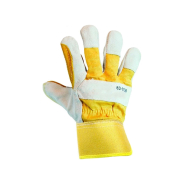 Рукавички комбіновані із замші та тканини, посилена, долоня 10,5, 83-0706