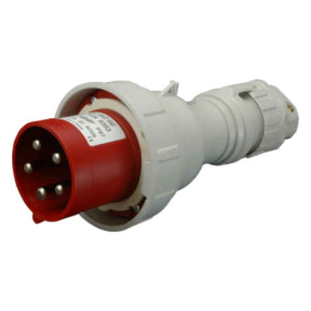 Вилка силовая SEZ IVGN 6353, IP 67, 63А, 400V, 5n, 3P+N+PE - 1