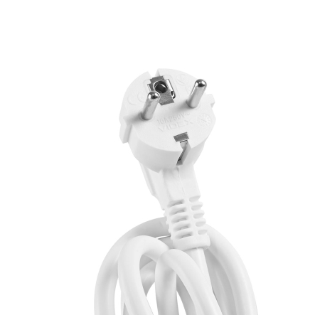 Удлинитель сетевой 3 гнезда 3м 1.5мм 2.4А 2USB Type-C з/з, белый, VIDEX ONCORD , VF-PD33G2U1C-W