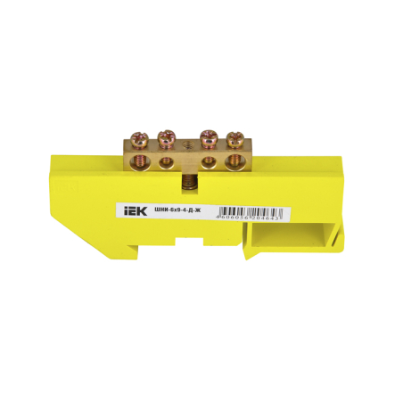 Шина PE "земля" на DIN-изоляторах ШНИ-6х9- 4-Д-Ж IEK - 1