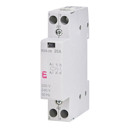 Контактор модульний ETIMAT R 25-20 230V АС 25 (AC1), 2463502 - 1