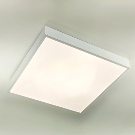 Люстра LED  Sirius GLD-23415 WT, 18W*2 , ⌀300, квадрат, белая