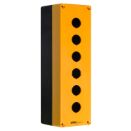Корпус посту керування HJ9-6 (6-місний), АСКО-УКРЕМ, A0140020075, жовтий
