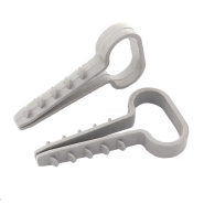 Дюбель-ялинка, затискач, для плоского кабелю D25мм