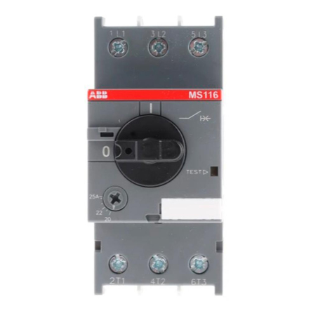 Автомат защиты двигателей ABB АВЗД MS116-25, 20А-25A, 1SAM250000R1014 - 1