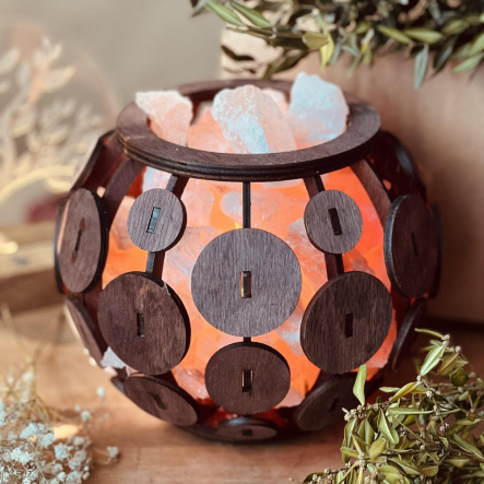 Соляной светильник «Сфера» 3кг