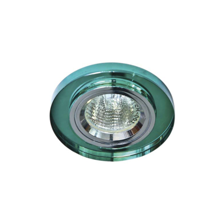 Світильник точковий Feron 8060-2, MR16, GU5.3, 50W, зелений/срібло - 1