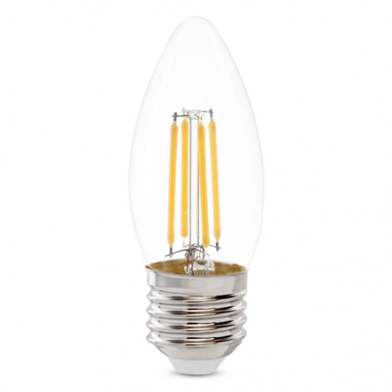 Лампа LED Ardero LB-201, 5,4W, 4000K, E27, 230V, C35, filament - 2