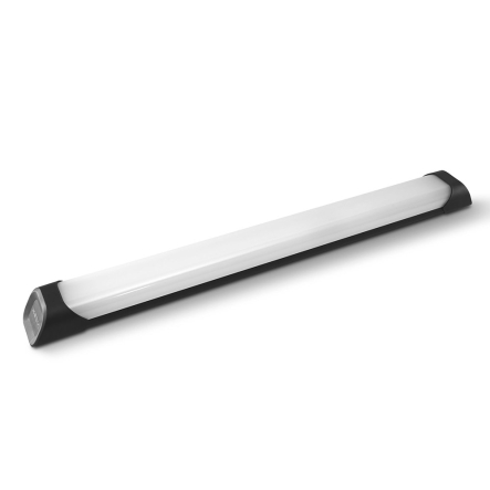 LED светильник линейный VIDEX, 36W, 600мм, 5000K, 220V, черный, 27636