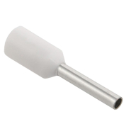 Наконечник-гильза Е7508 0,75мм2, IEK, UGN10-C75-02-08, с изолированным фланцем, белый