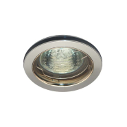 Светильник точечный Feron DL1020, MR16 GU5.3 50W, 12 В, 50 Вт, 75х25 мм., блестящий/черный алюминий/золото