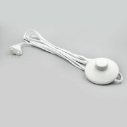 Шнур для торшера із вимикачем SKARLAT білий