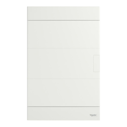Щит пластиковый Schneider Electric Easy9 EU, врезной, 3 ряд 12 модулей, белые двери, EZ9EUB312