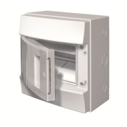 Щит розподільний ABB MISTRAL, 1SLM006501A1101, 8 модулів настінний IP65 (не прозорі дверцята)