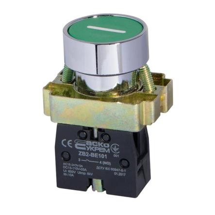 Кнопка "СТАРТ" зелена, XB2-BA3311, ACKO-УКРЕМ A0140010062 - 1