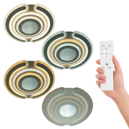 Светильник VIOLUX Smart MATRIX, 100W, 3000-4500-6000К, 8000Lm, 520 мм, круг, белый, 220475