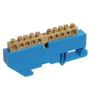 Шина N "ноль" на DIN-изоляторах ШНИ-6х9-10-Д-C IЕК