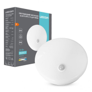 Світильник LED Ledcoin AL3010-RPS 24W, 6500K, IP65, коло, з датчиком