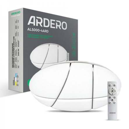 Светильник LED Ardero BALLOON AL5000-4ARD, 72W, 5040Lm, 2700K-6500K, 500х500х100мм - 1
