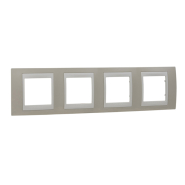 Рамка 4-местная песчаная Schneider Electric UniсaPLUS, MGU6.008.567
